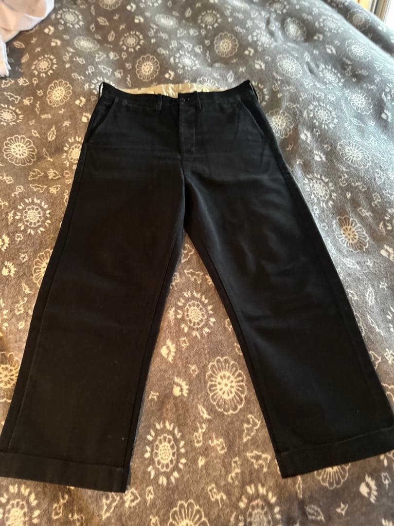 TENDERLOIN ブラック ワークパンツ 38