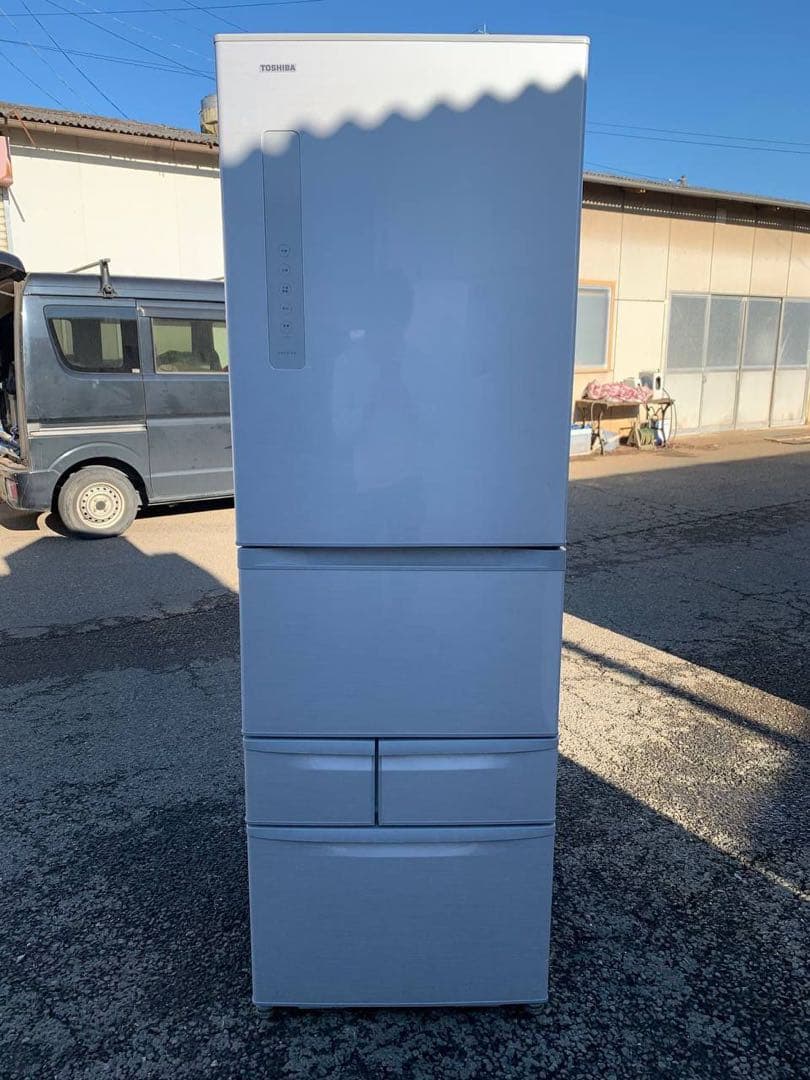 送料設置無料　TOSHIBA ノンフロン冷蔵庫　GR-F43G