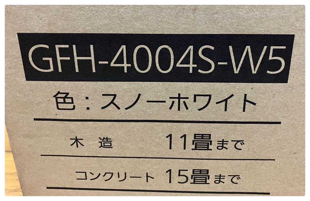 未使用 ノーリツ ガスファンヒーター GFH-4004S-W5 都市ガス