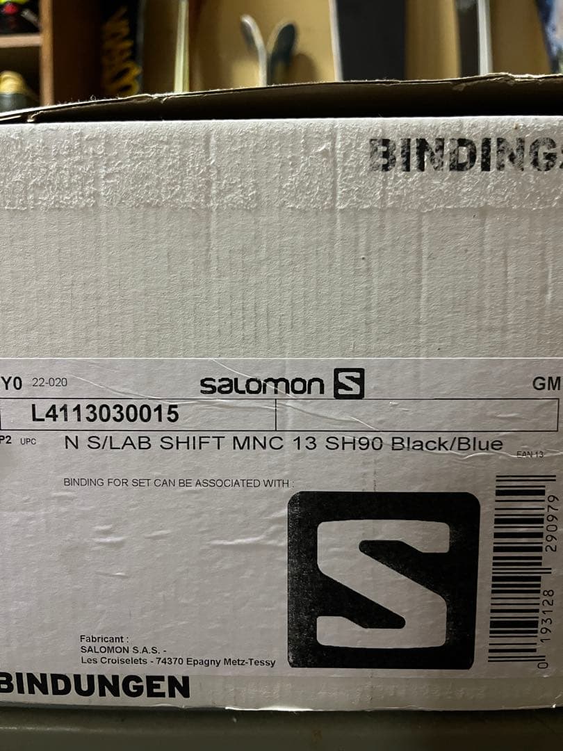 未使用 SALOMON S/LAB SHIFT MNC 13 90mm