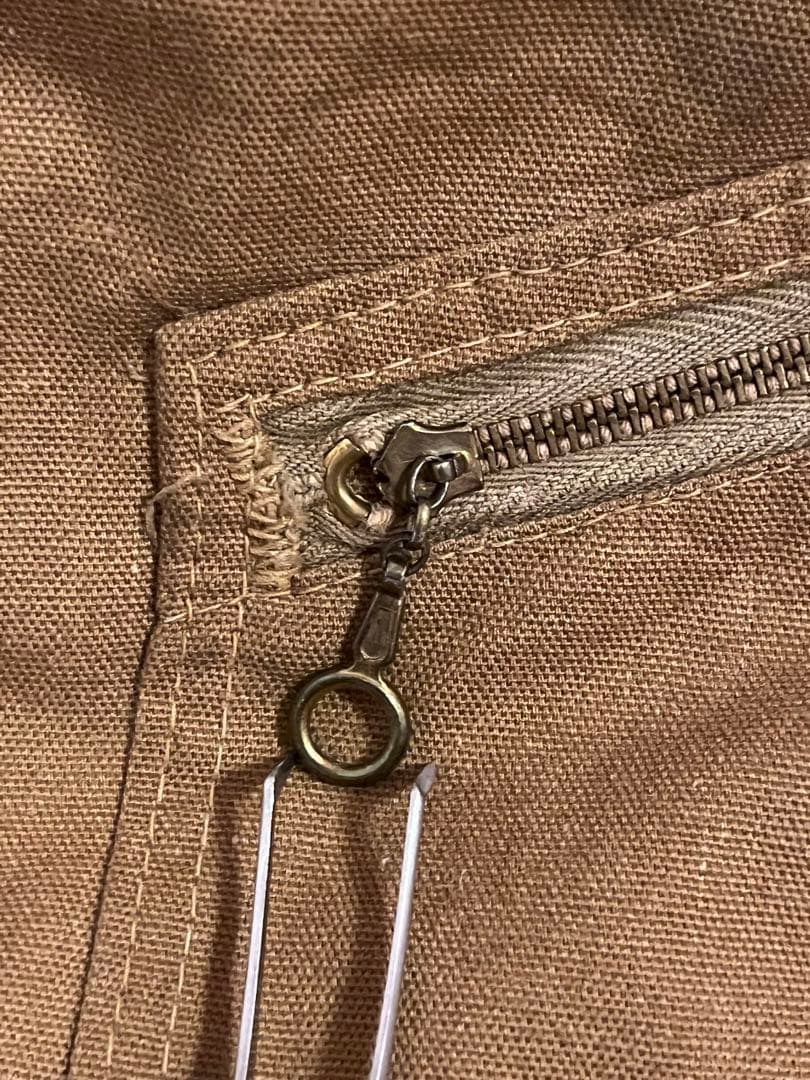 60's wrangler 斜めBLUE BELLダック裏地付きオールインワンM