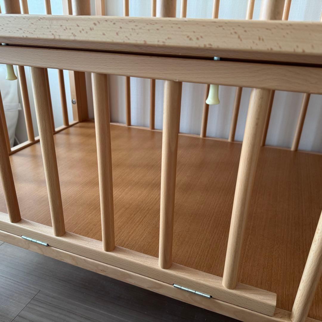 miki house 木製ベビーベッド　ミニサイズ