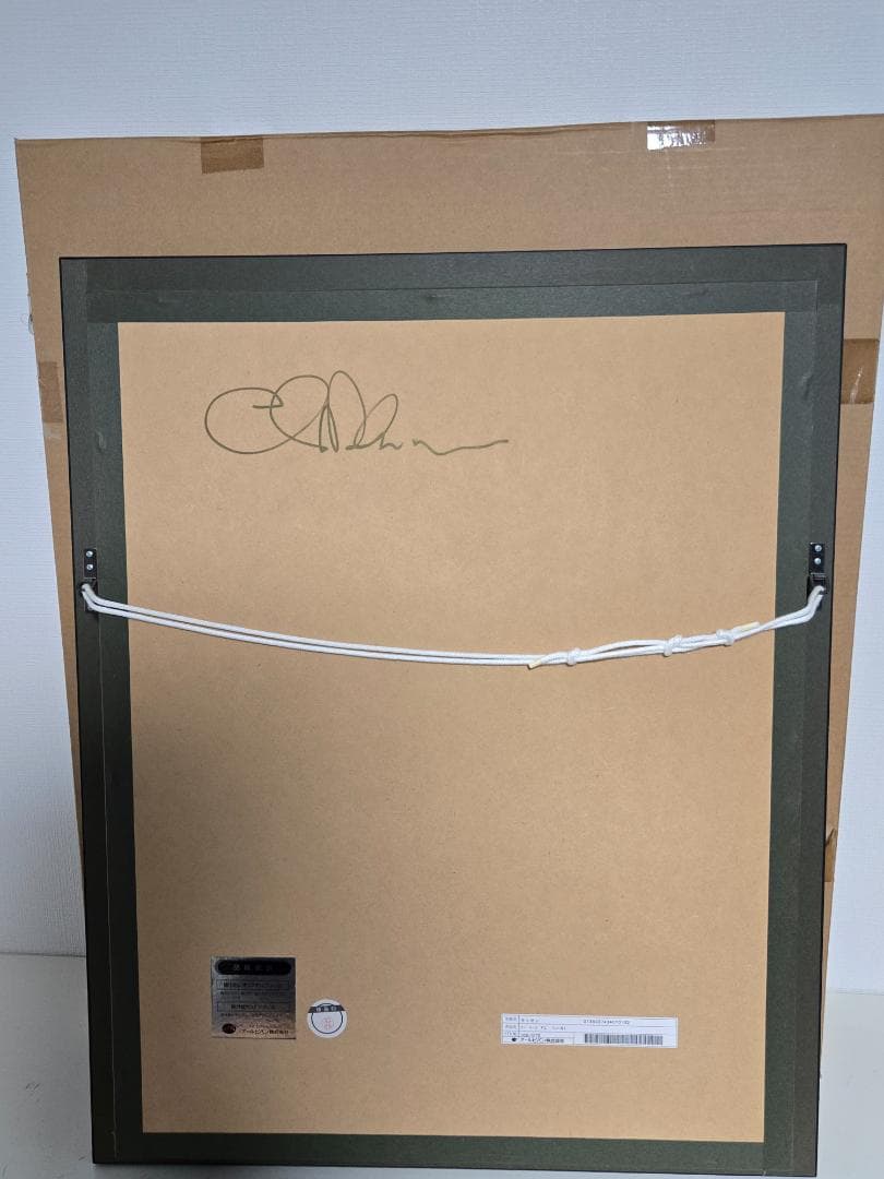 ラッセン　ダイヤ2個　ツーハーツアズワン(S)　直筆サイン　ミッキー　ディズニー