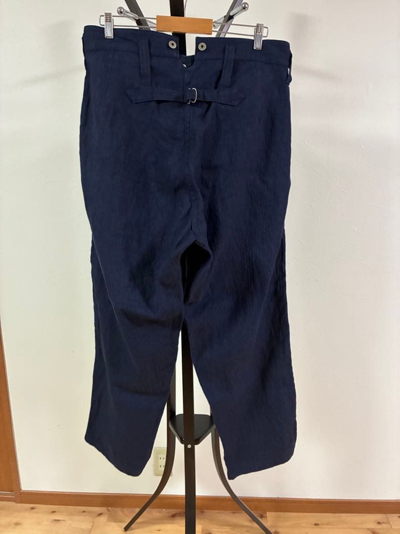 ナイジェルケーボン 2025SSファイヤーマンヘリンボーンパンツ