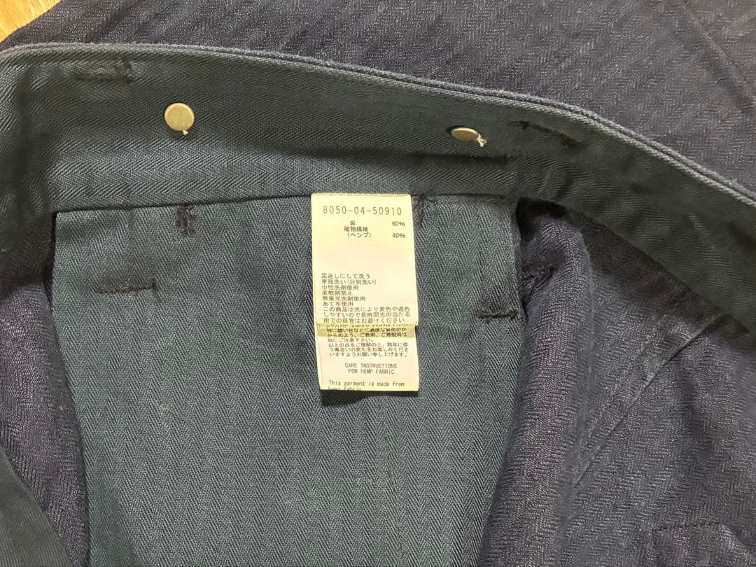 ナイジェルケーボン 2025SSファイヤーマンヘリンボーンパンツ