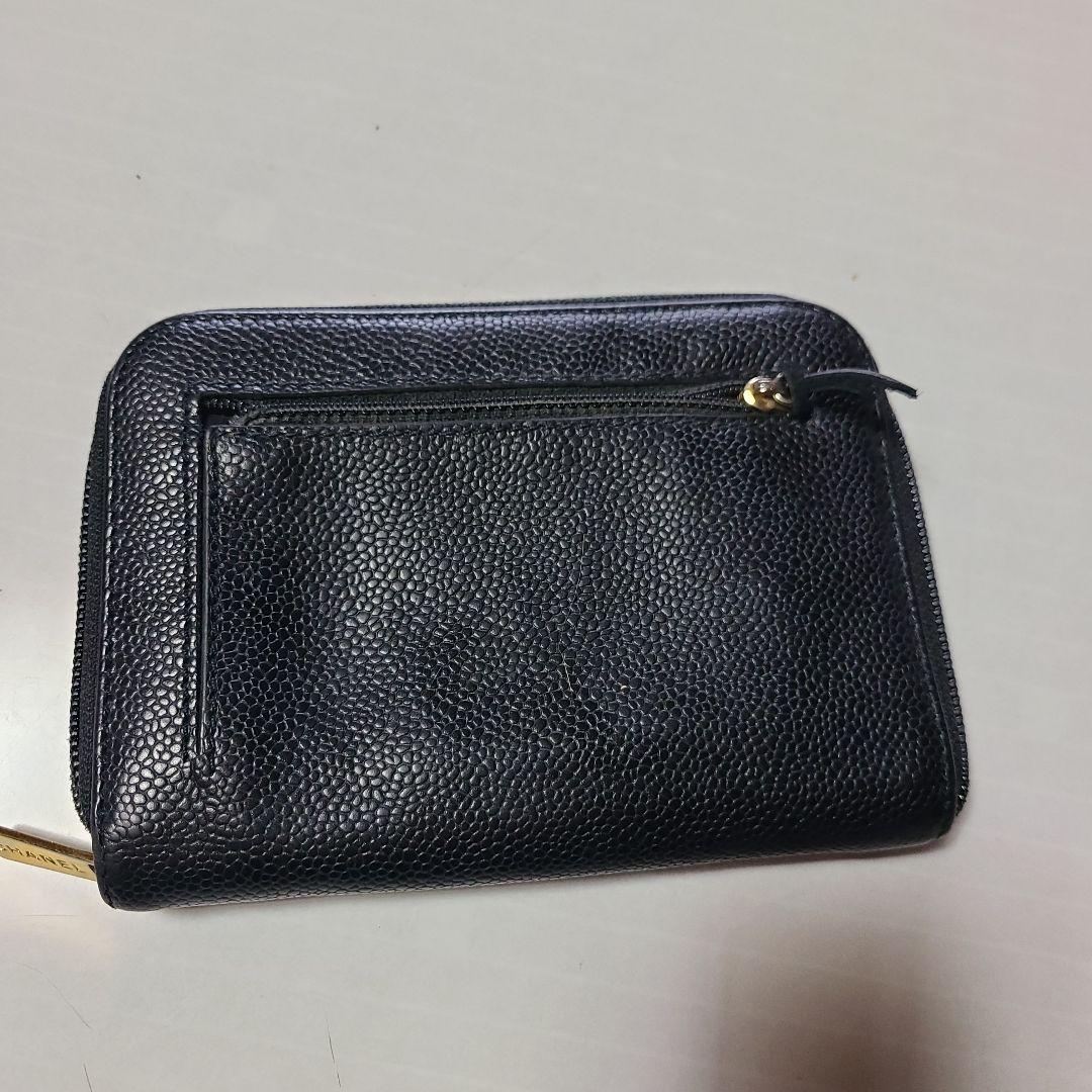 シャネル財布キャビア中長財布