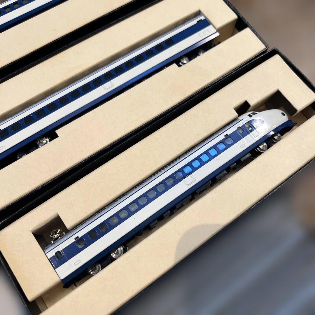 0号東海道山陽新幹線 Nゲージ 株式会社エンドウ（真鍮製）6両セット線路5本付き