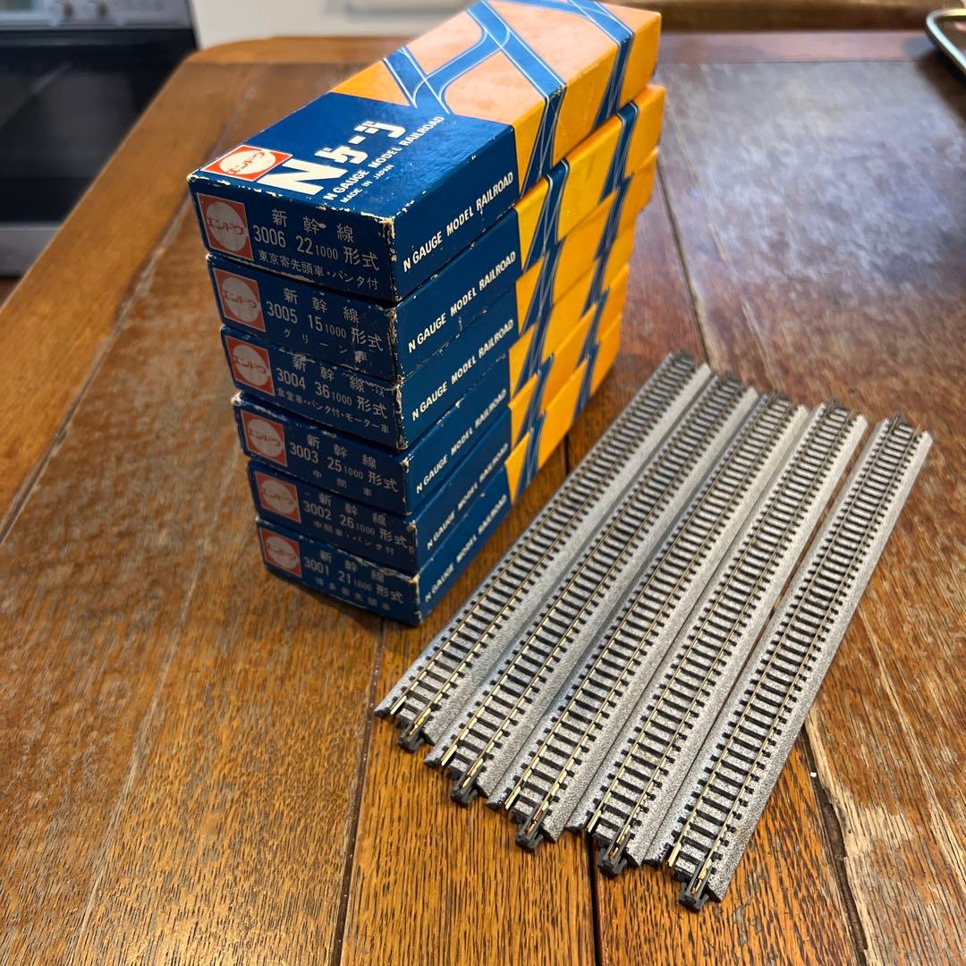 0号東海道山陽新幹線 Nゲージ 株式会社エンドウ（真鍮製）6両セット線路5本付き