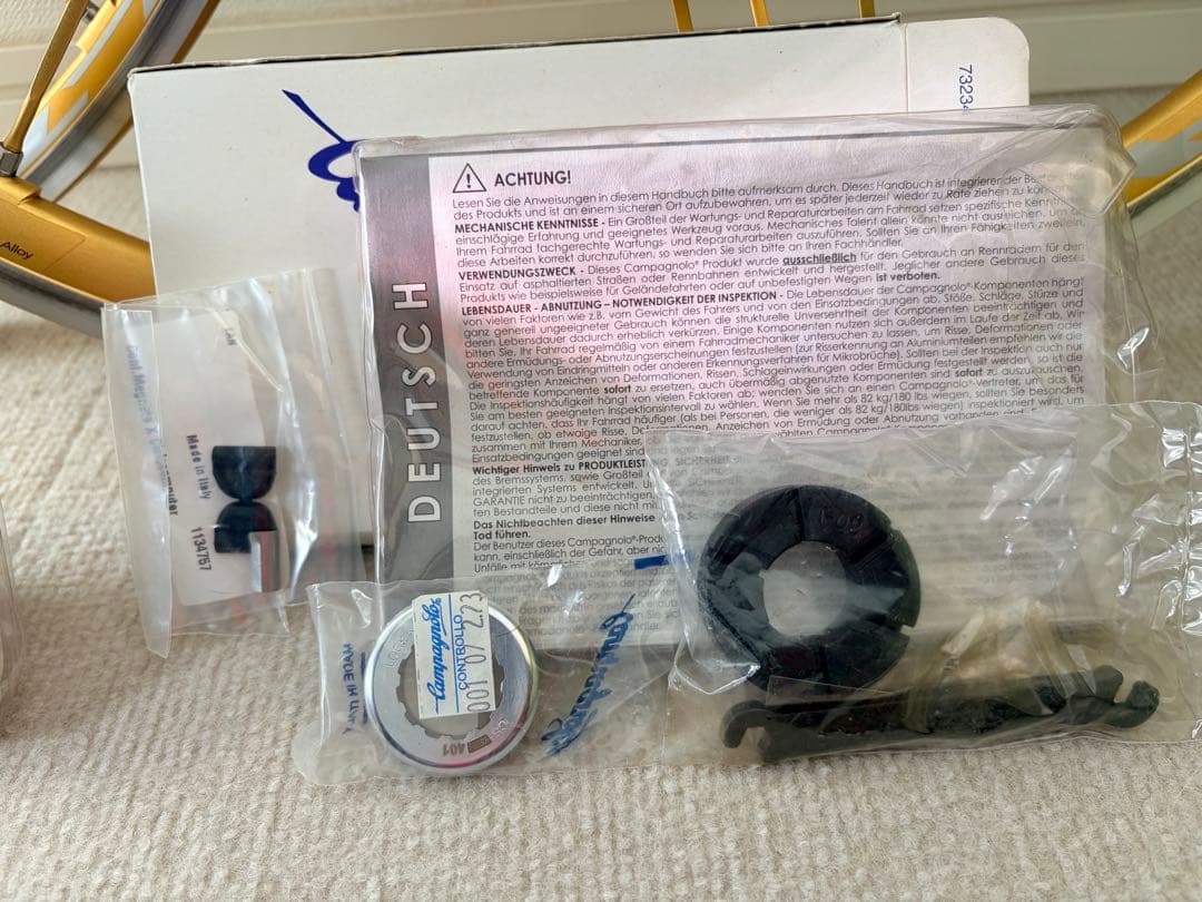 Campagnolo シャマルウルトラ ゴールド カンパ チューブラー