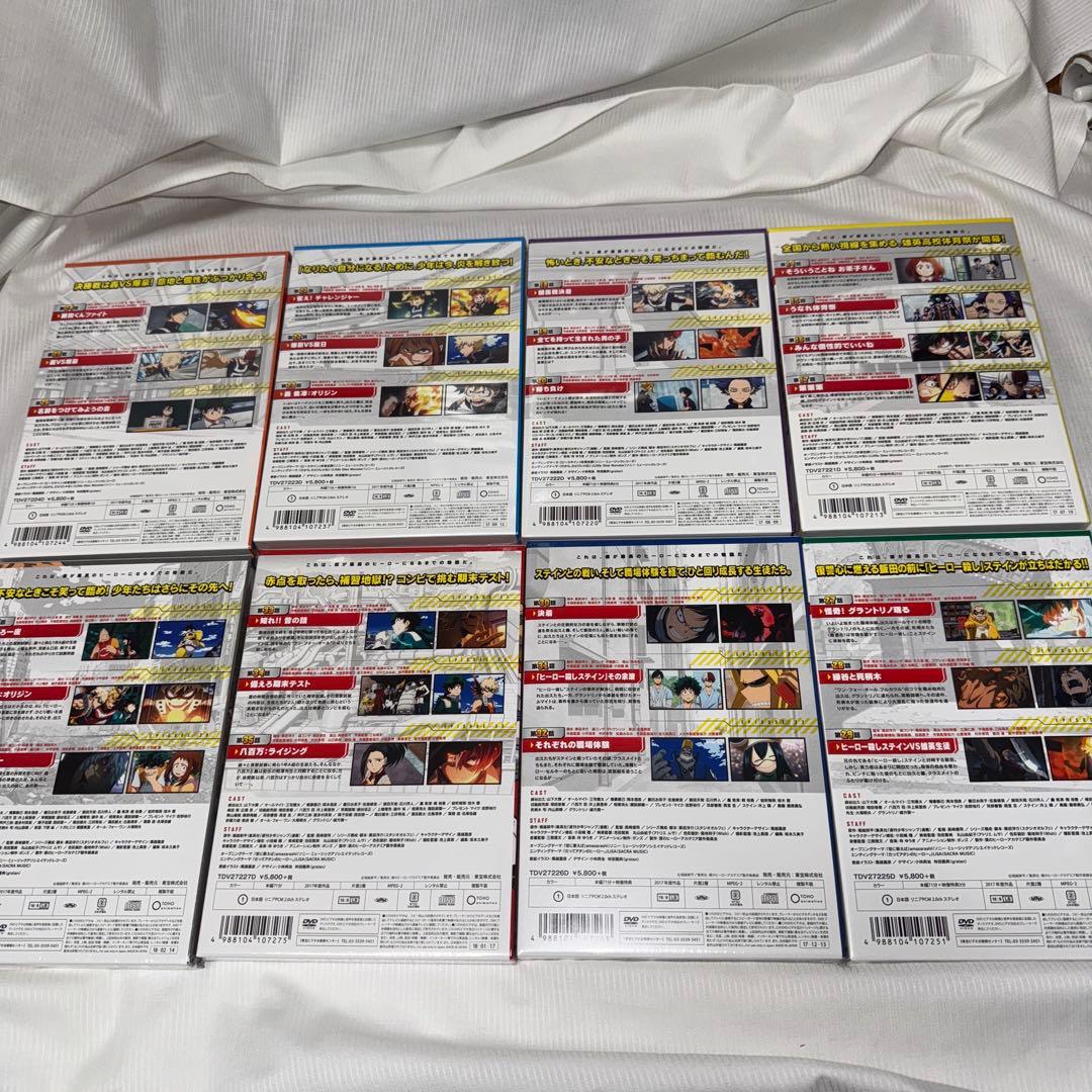 【新品未開封・BOX付】僕のヒーローアカデミア 2nd DVD 全8巻セット