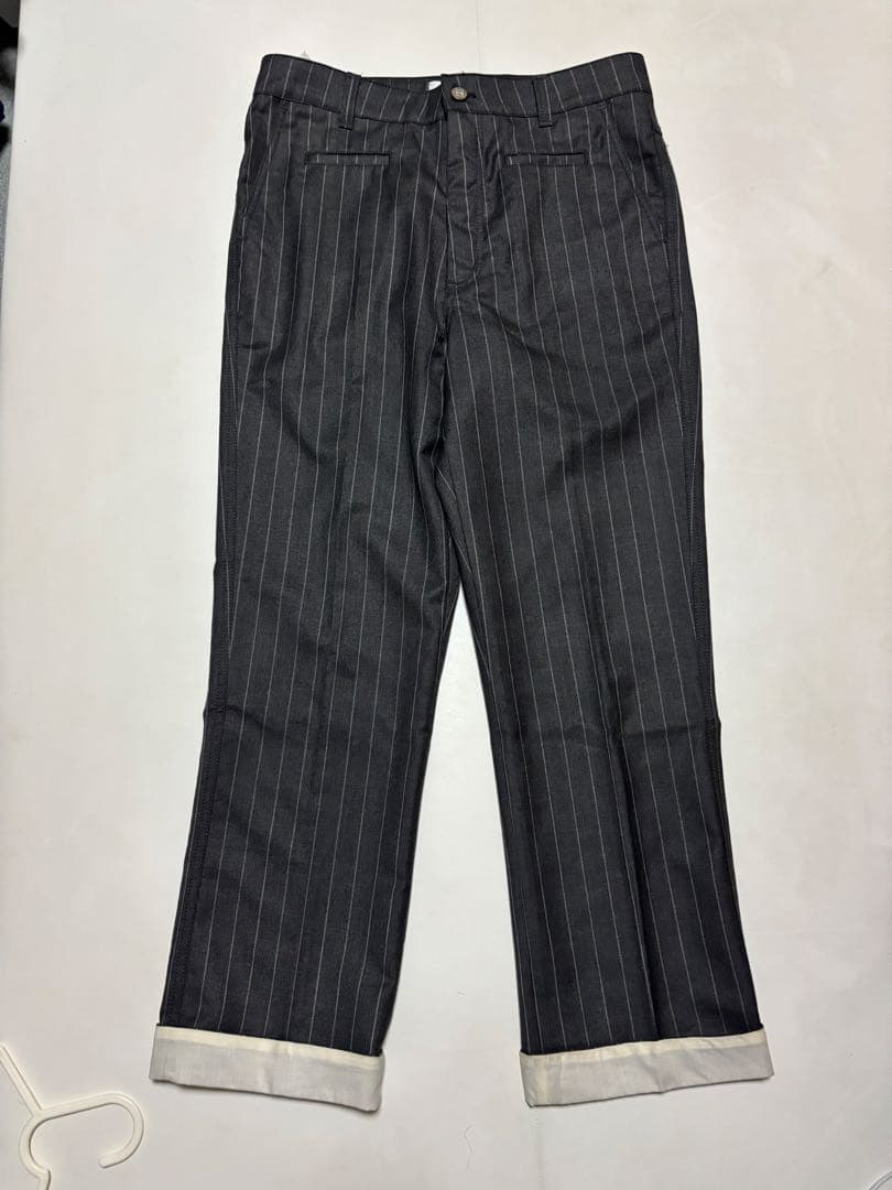 た*う様 LOEWE ストライプスラックス フィッシャーマンパンツ　ストレートシ