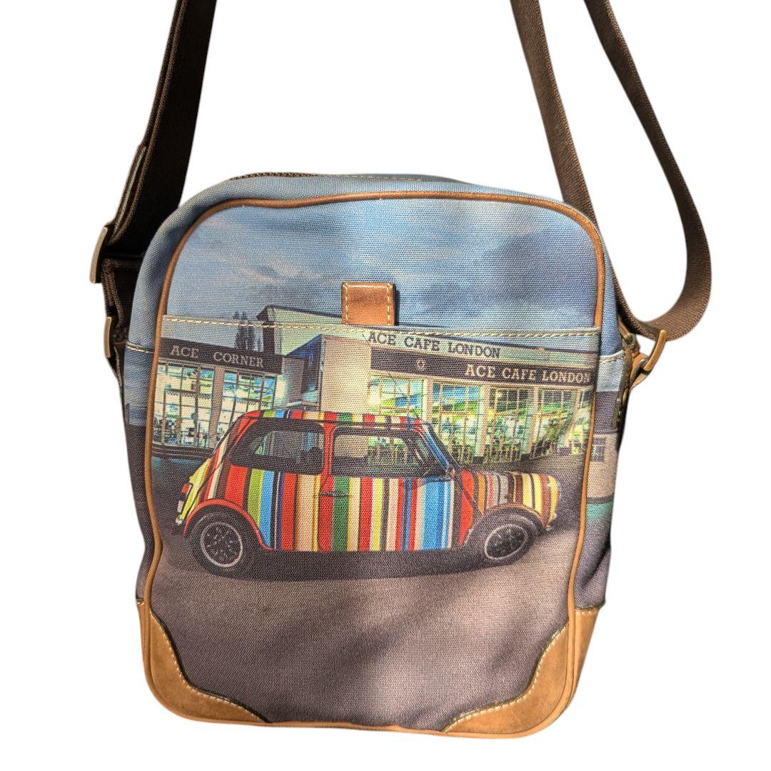 美品　希少　ポールスミス　ミニクーパー　マルチストライプ　ショルダーバッグ