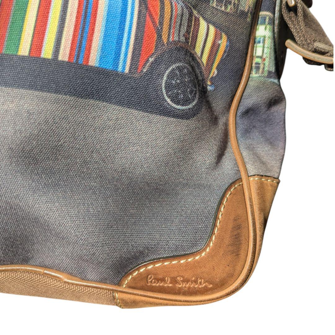 美品　希少　ポールスミス　ミニクーパー　マルチストライプ　ショルダーバッグ