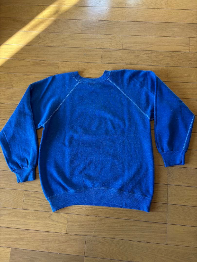 70s ヴィンテージスウェット カラーフロッキー カンザス大学 ビンスエ