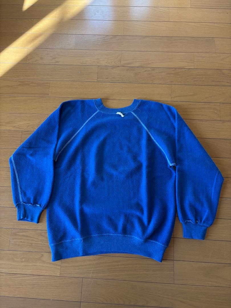 70s ヴィンテージスウェット カラーフロッキー カンザス大学 ビンスエ