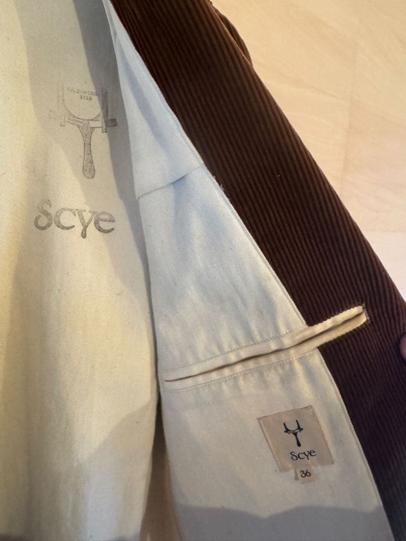 太宰　Scye 初期 希少 立体裁断 コーデュロイ テーラードジャケット