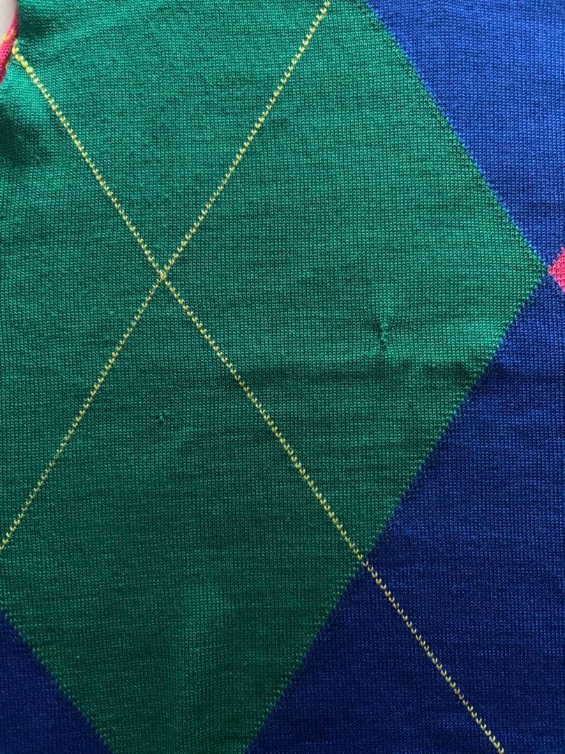 COMME des GARÇONS HOMME PLUS argyle vest