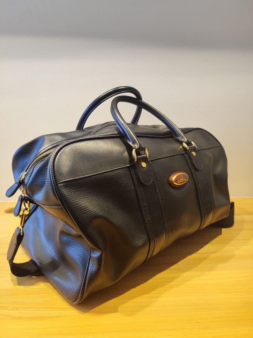 新品 ダンヒル スポーツ レザー ボストン バッグ