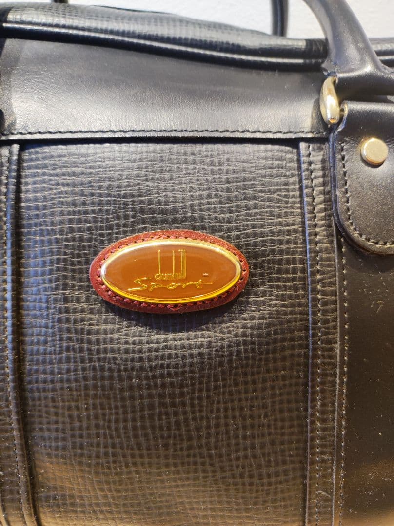 新品 ダンヒル スポーツ レザー ボストン バッグ