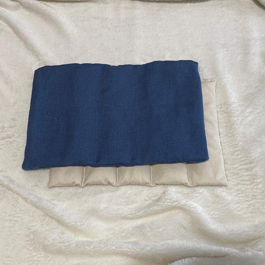 強い波動のソマチッド砂をブレンドしたパラワンサンド砂枕　(藍色)