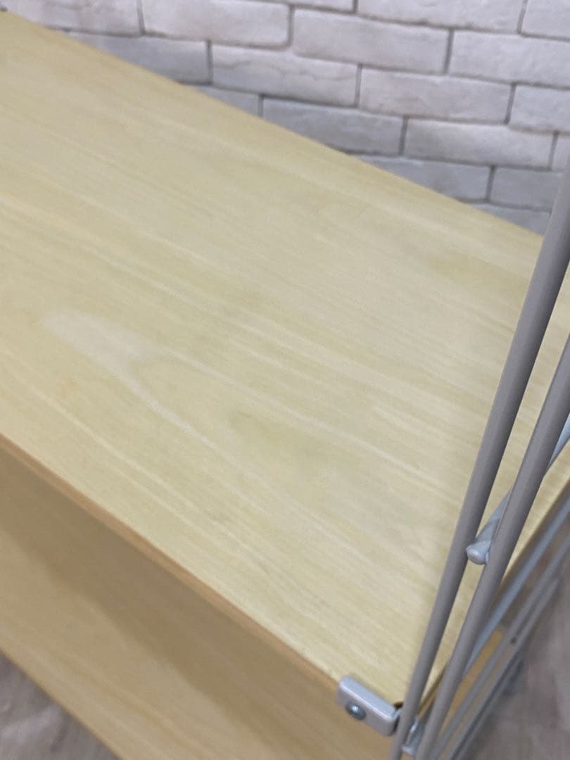 【東京都内23区配送無料】無印良品　ステンレスユニットシェルフ　ワードローブ