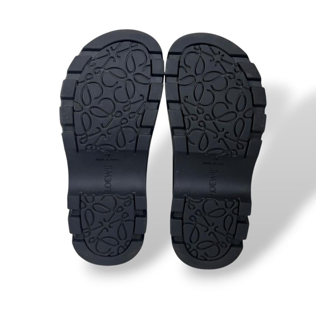 LOEWE ロエベ フィールド チェルシーブーツ サイズ36 保存袋つき 黒