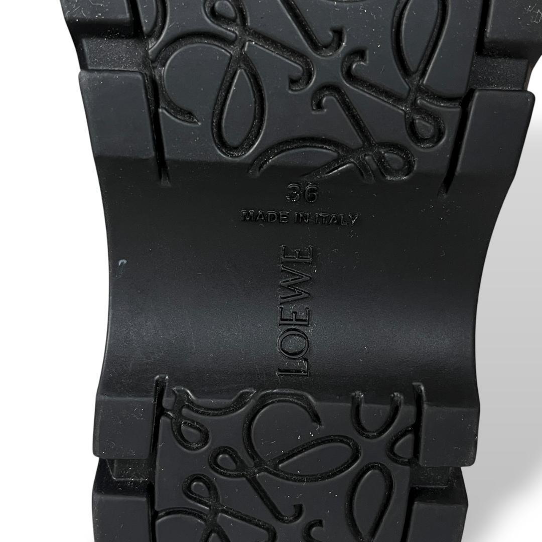 LOEWE ロエベ フィールド チェルシーブーツ サイズ36 保存袋つき 黒