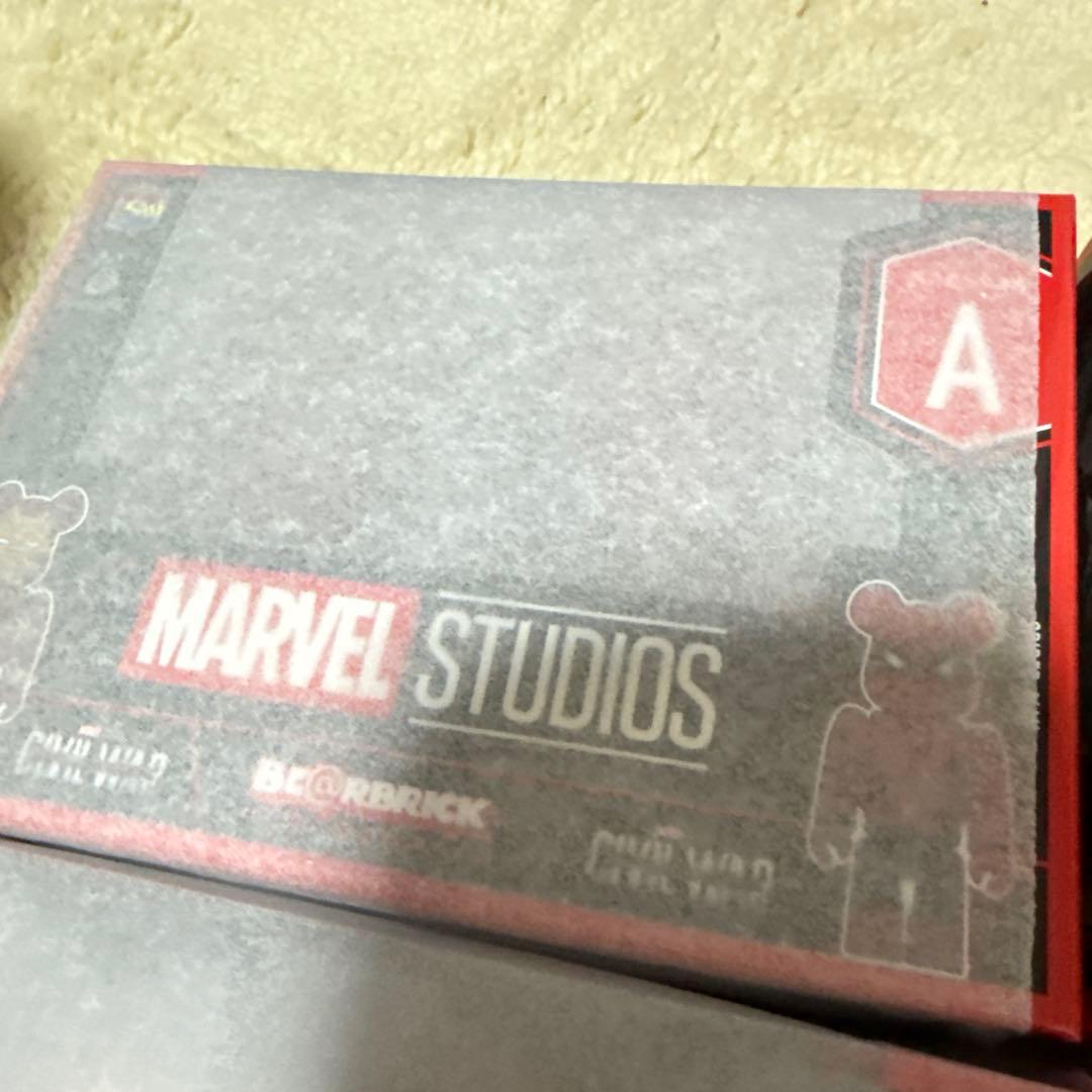 ペアボックス賞 HappyくじBE@RBRICK ベアブリック MARVEL