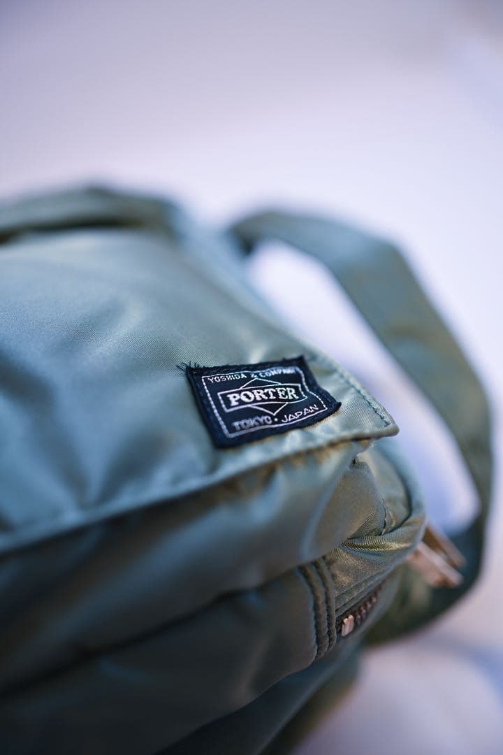 PORTER ポーター TANKERショルダーバッグ XLセージグリーン 拡張