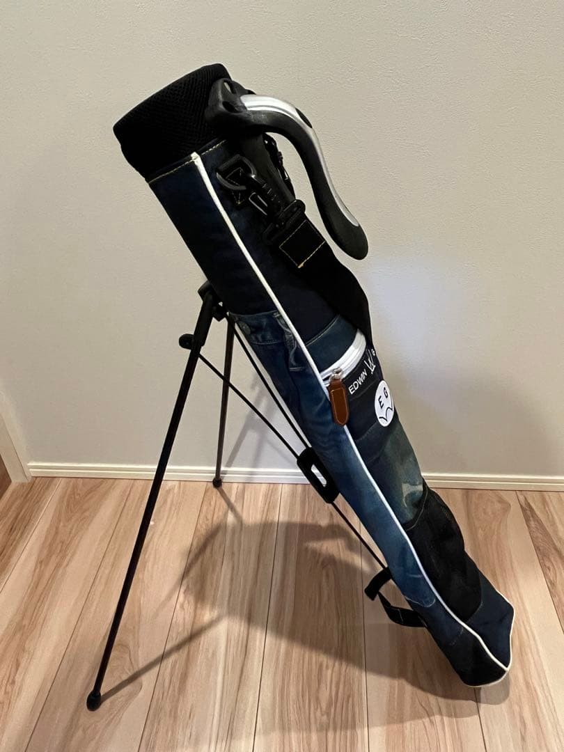 EDWIN GOLF エドウィン ゴルフ デニム柄 セルフ スタンドバッグ