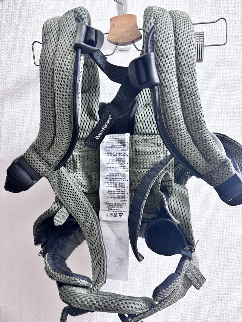 【箱有】BabyBjörn ハーモニー　抱っこ紐 グリーン　ベビービョルン