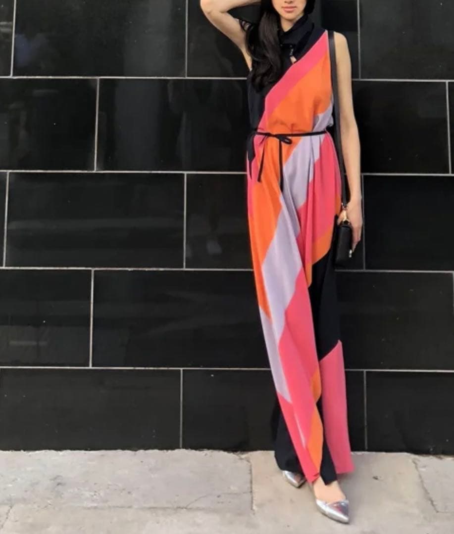 エリコです★HERMES★エルメス★シルクドレス★ロングワンピース★34