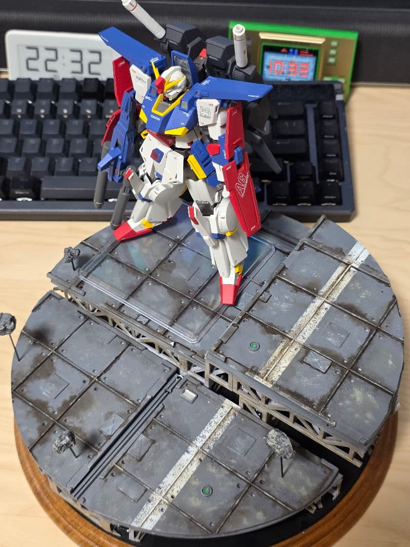 宇宙基地風ディスプレイベース 撮影用格納庫