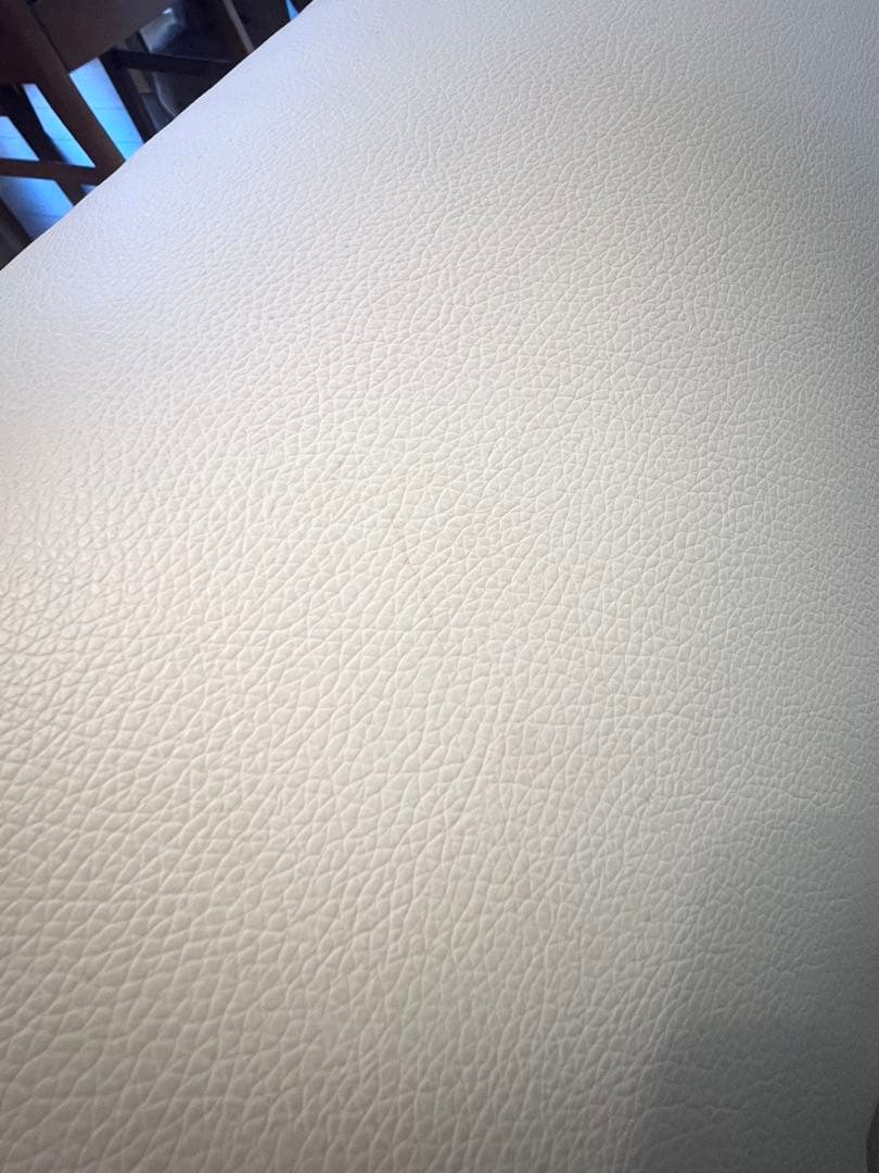 ニトリ ホワイト合皮 3人掛けソファ