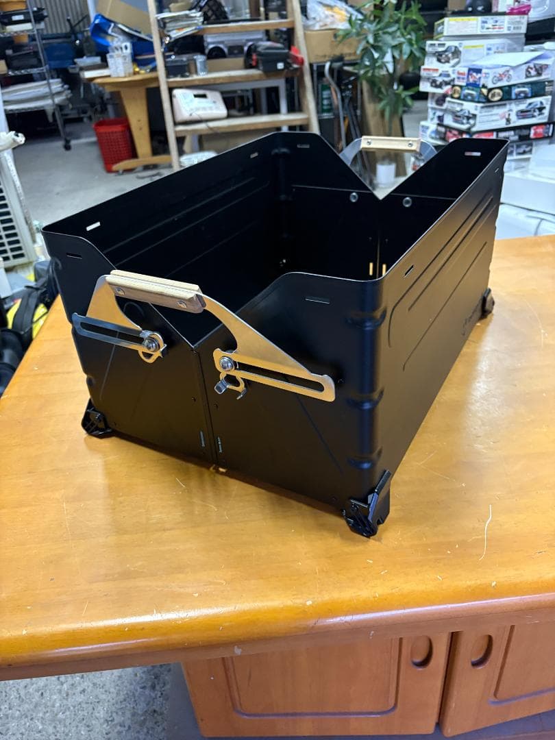 限定品 スノーピーク シェルフコンテナ50 ブラック 箱付き  Peak