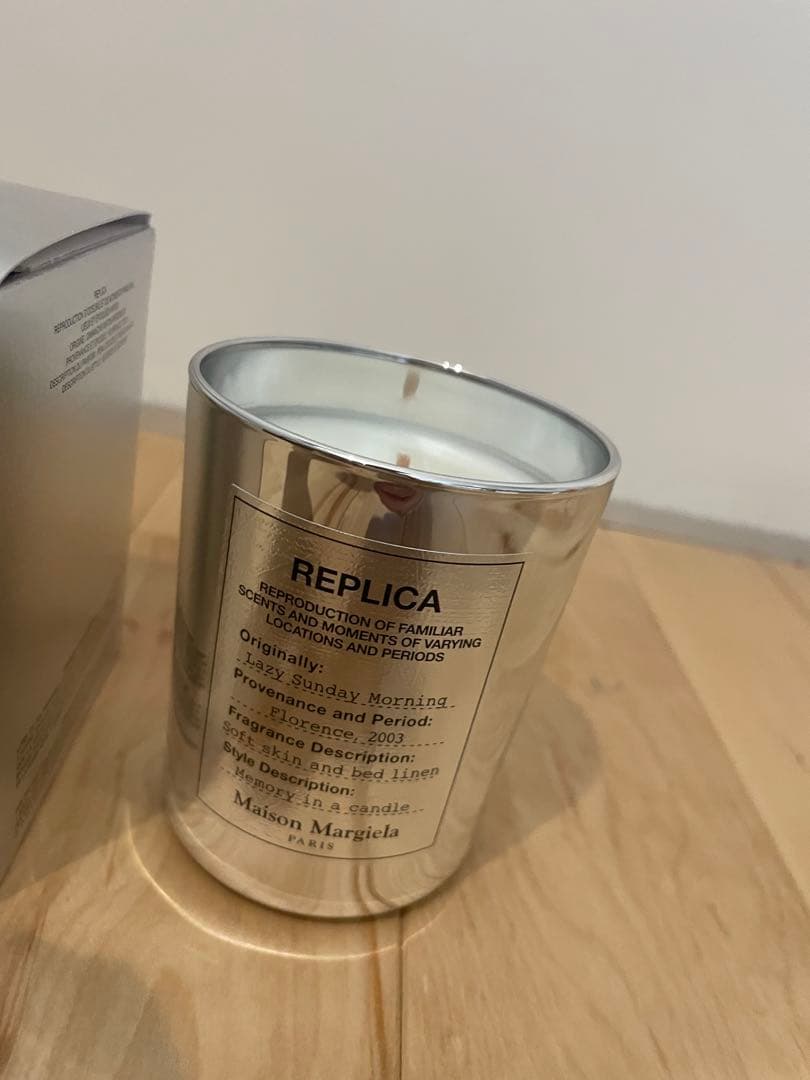 新品未使用　マルジェラ　シルバー　キャンドル レイジーサンデー モーニング