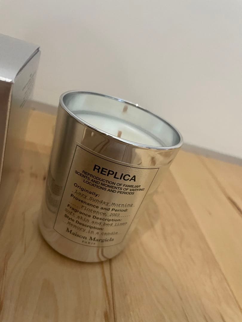新品未使用　マルジェラ　シルバー　キャンドル レイジーサンデー モーニング