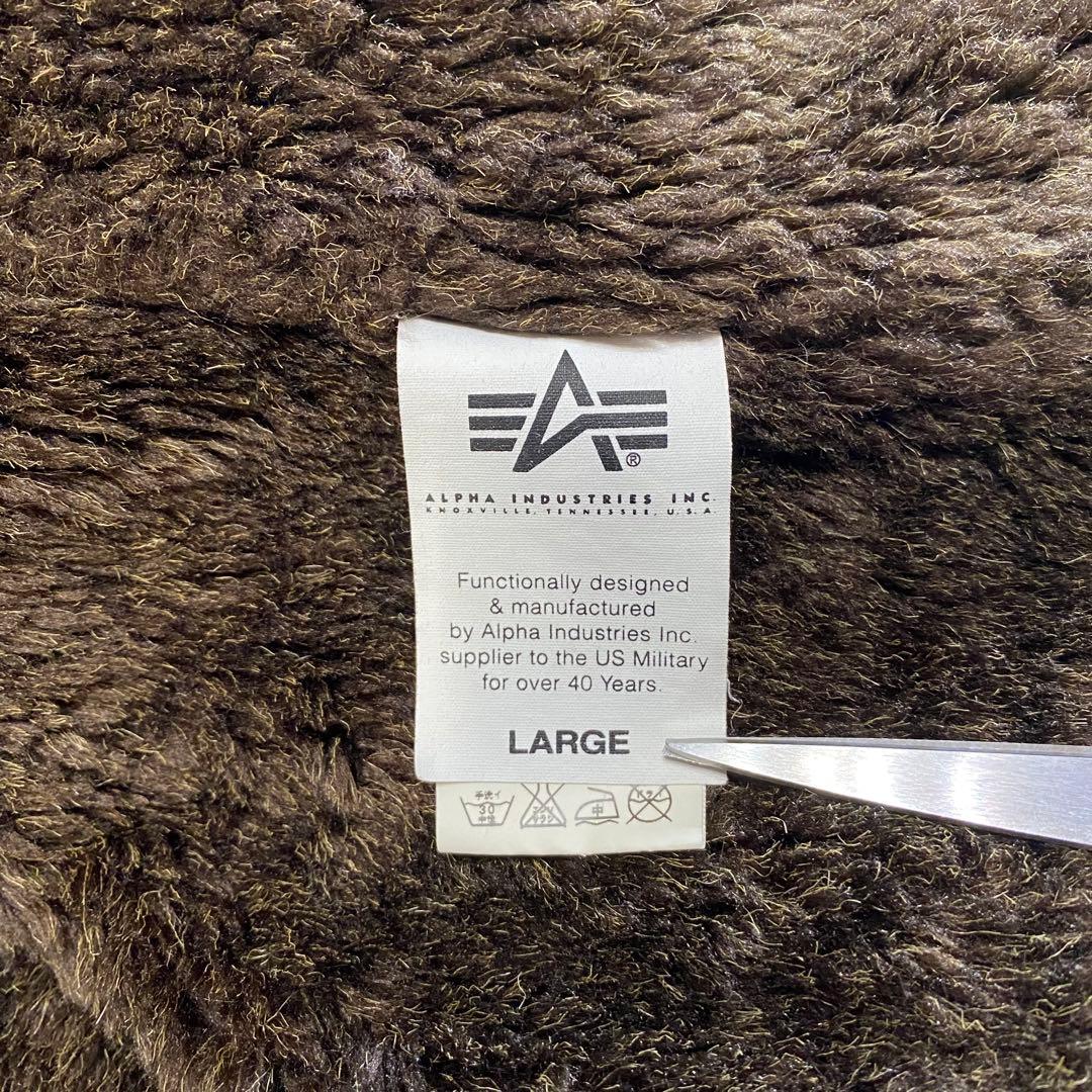 ALPHA アルファ N-1 Deck デッキ ジャケット ブラック 黒 L