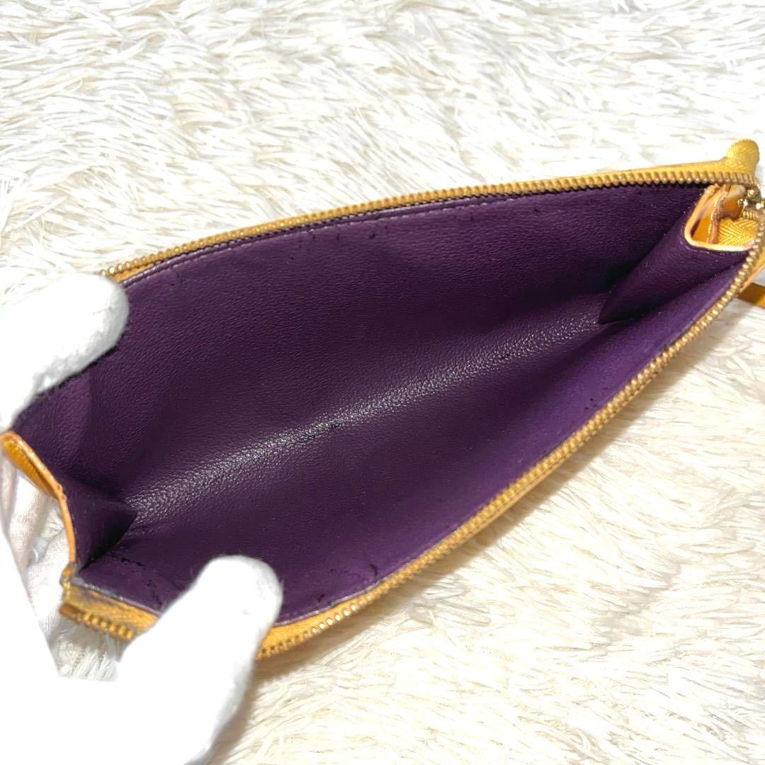 美品　LOUIS VUITTON アクセソワール エピ イエロー バッグ ポーチ