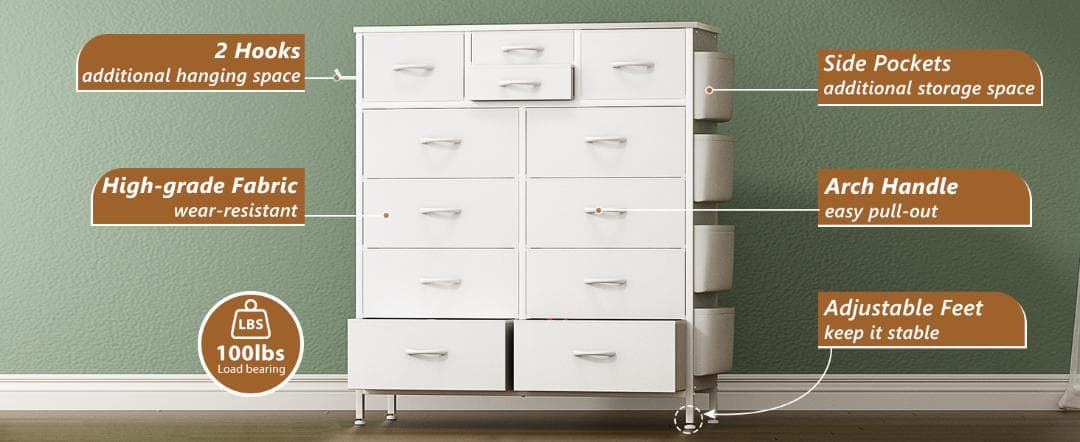 チェスト タンス チェスト 箪笥 木製天板 30 x 99 x 113cm