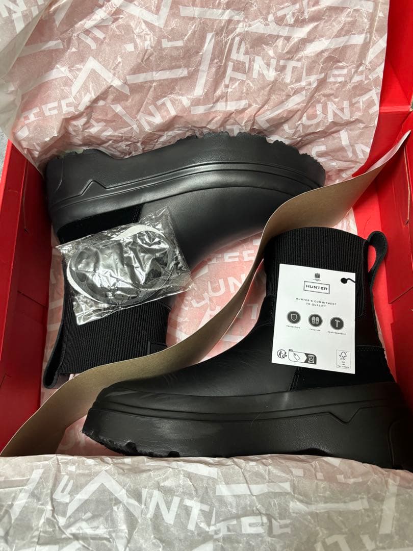 最小値下げ　ハンター　レインブーツ　レディース　23センチ　美品