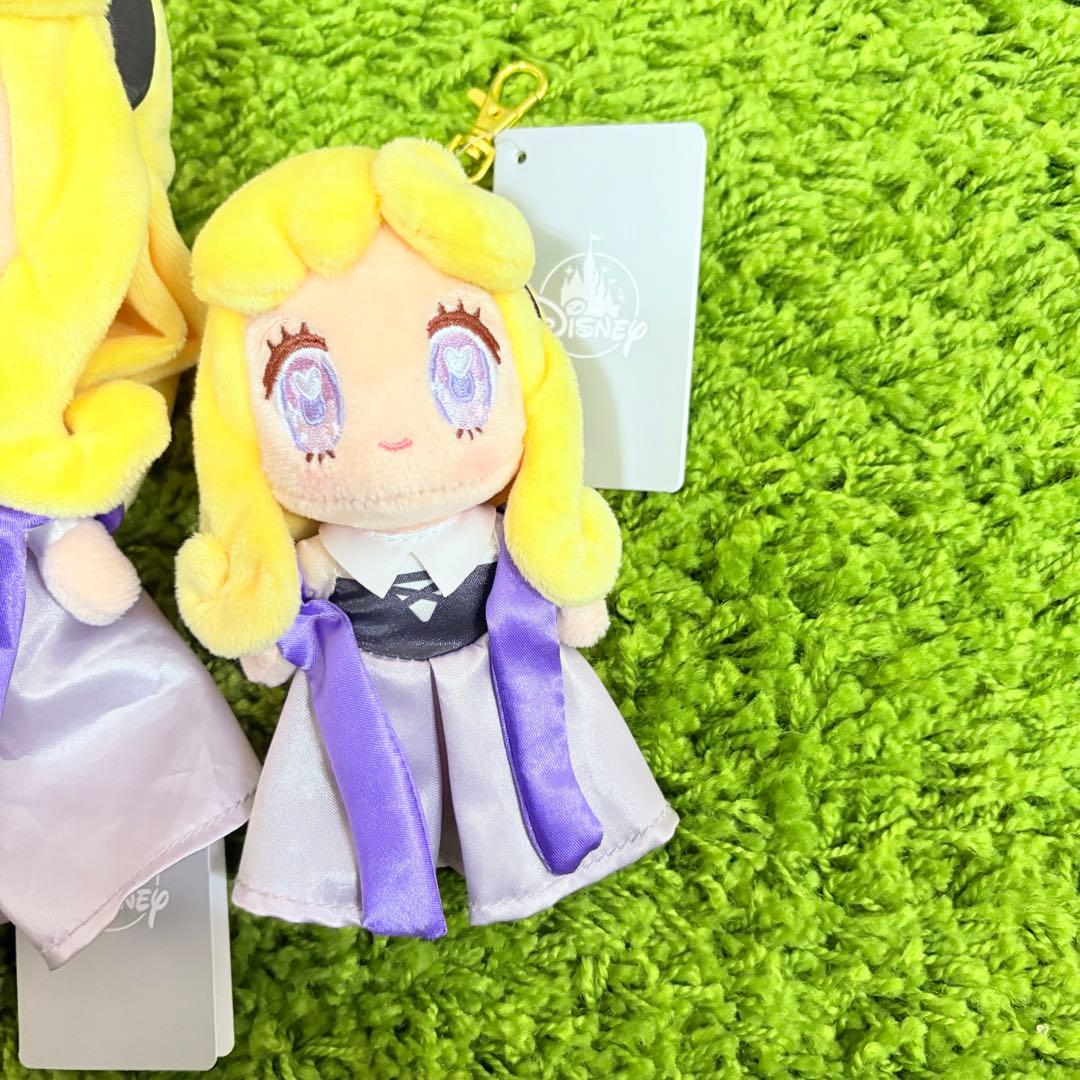 ディズニー　オーロラ姫　ぬいぐるみ&キーチェーン　tiny