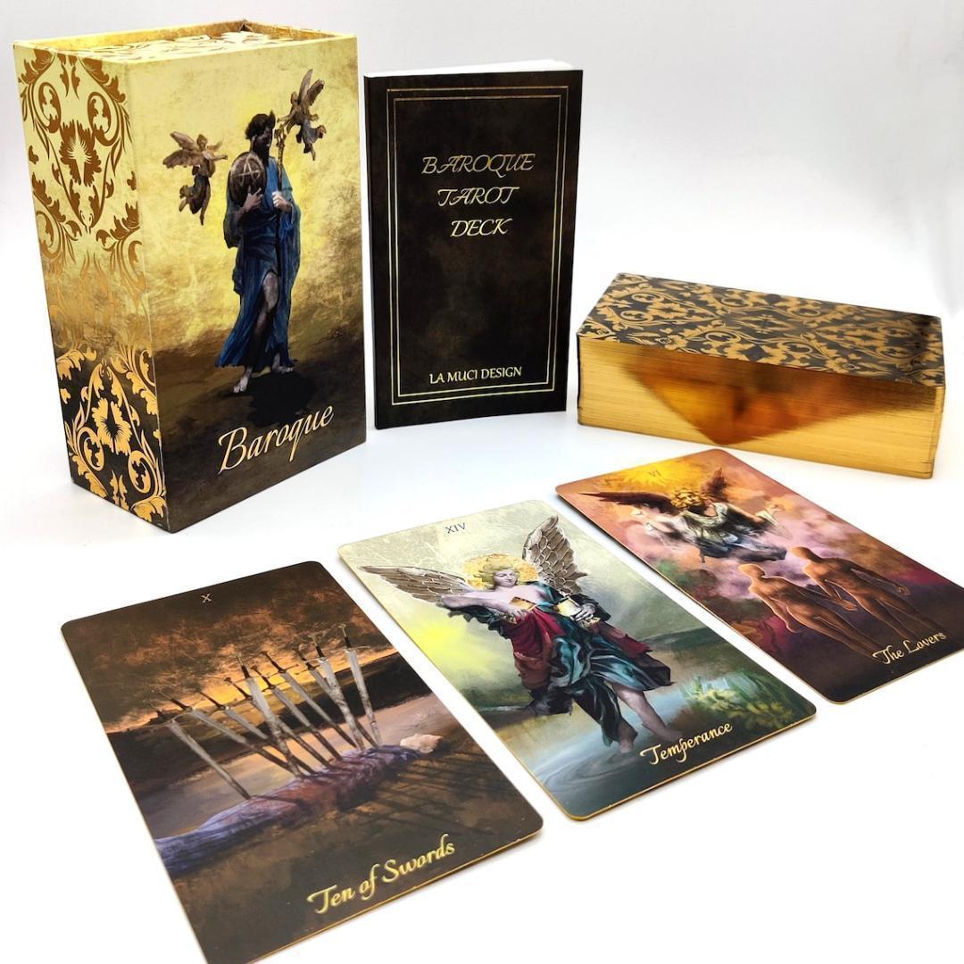 正規品✨金箔ディテールの美しく豪華なデッキ✨高級感溢れるバロックタロットカード✡