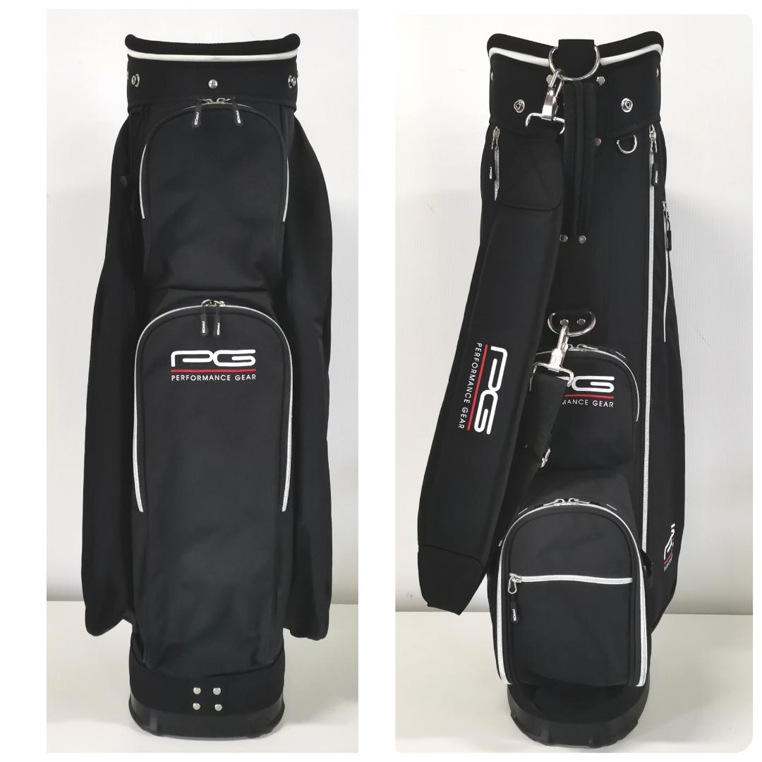 【軽量】PERFORMANCE GEAR キャディバッグ ブラック 男女兼用