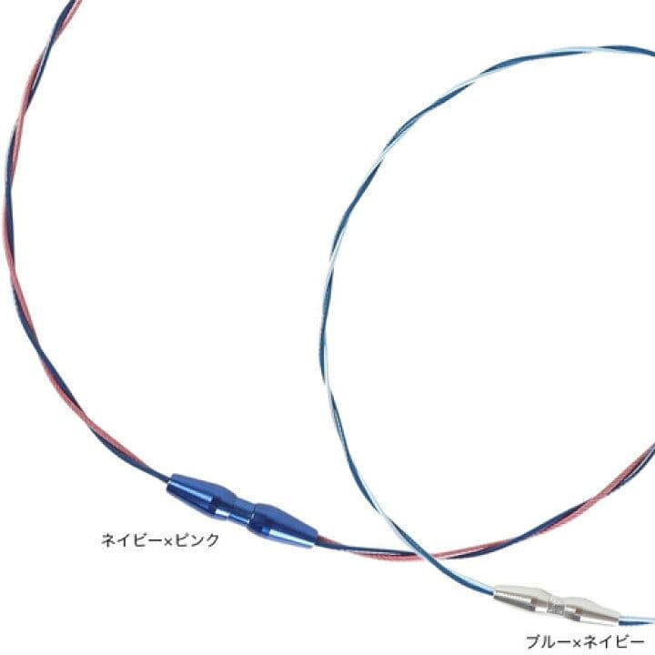 phiten RAKUWAネックトルネード ライトブルー/ネイビー ４３cm