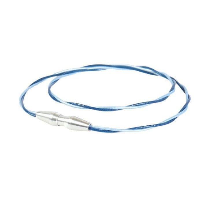 phiten RAKUWAネックトルネード ライトブルー/ネイビー ４３cm