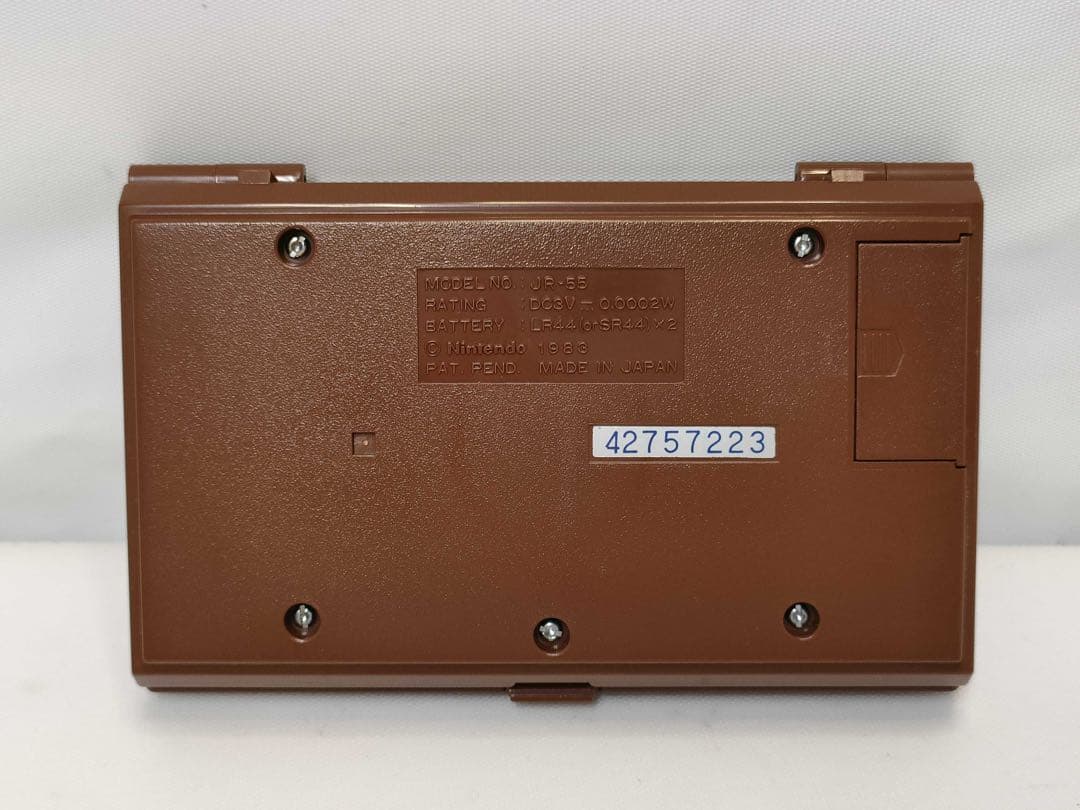 ゲーム&ウォッチ ドンキーコングII (JR-55) 本体ほぼ未使用？ 説明書