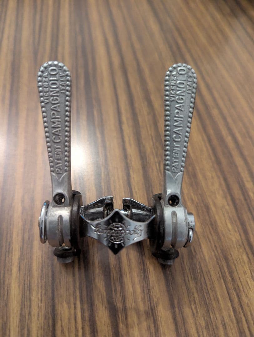 ビンテージ カンパニョーロ レコード Wレバー 鉄レコ record