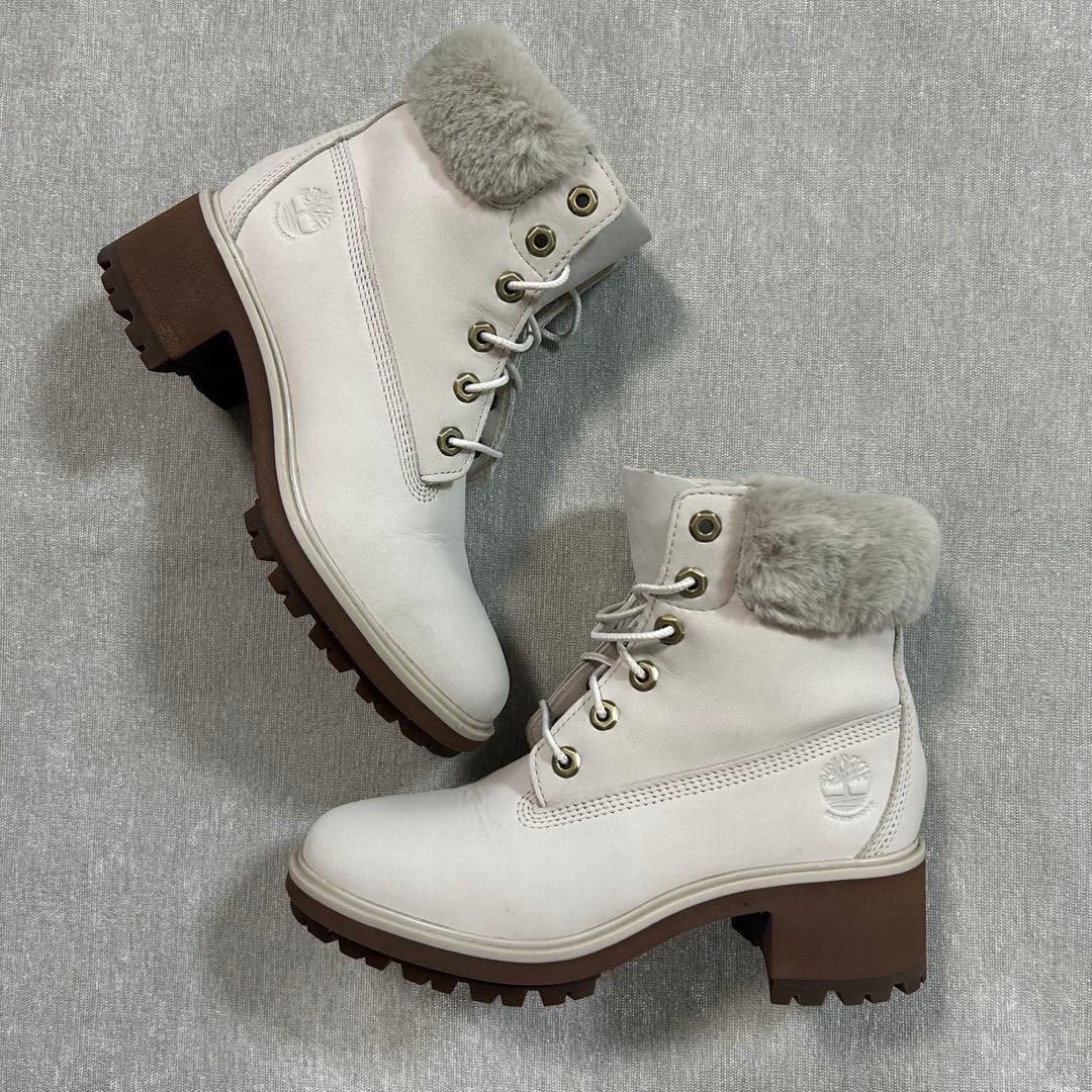 【美品】ティンバーランド　キンズリー 6インチ ウォータープルーフ ファー24