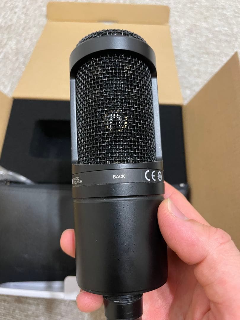 【美品】Audio Technica at2020コンデンサーマイク　値下げ可
